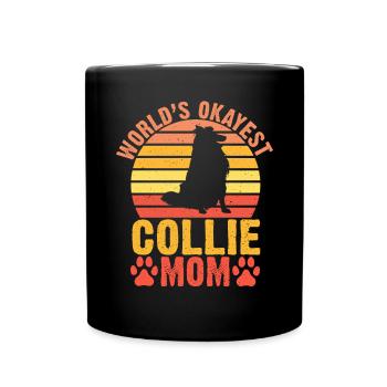 Collie Gifts - Tasse einfarbig - Schwarz - Vorne