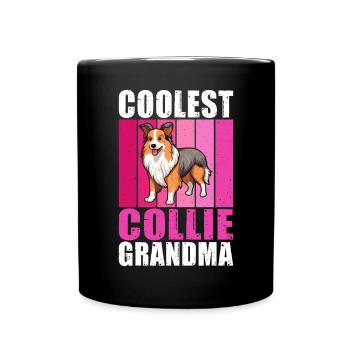 Cadeaux Collie - Mug uni - noir - Devant