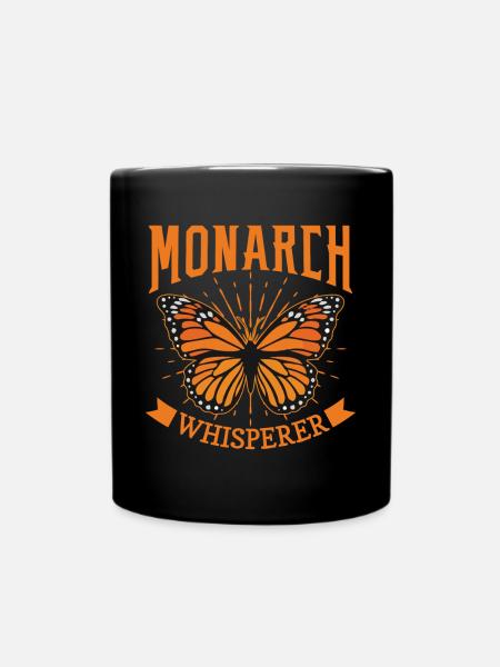 Butterfly Monarchfalter - Tasse einfarbig - Schwarz