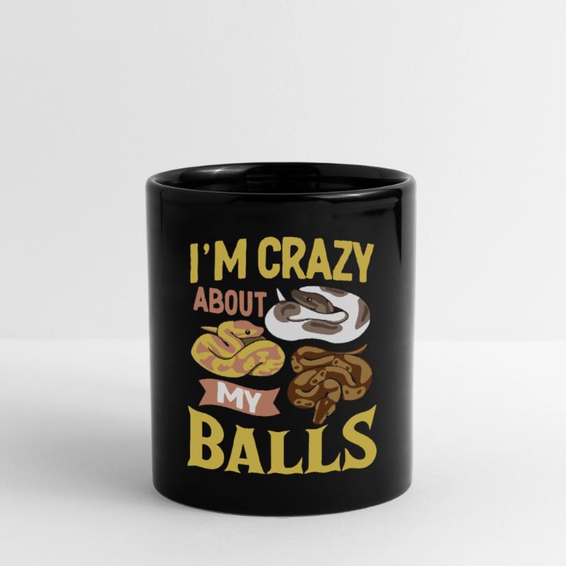 Königspython Ball Python Geschenk Tasse einfarbig