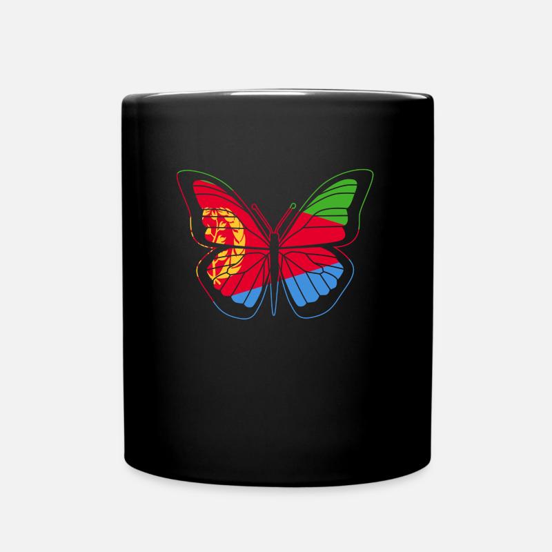 Eritrea - Tasse einfarbig - Schwarz