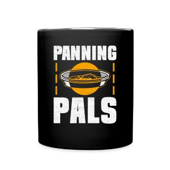 Panning Pals - Gold Panning Gold Prospecting Group - Mug uni - noir - Devant