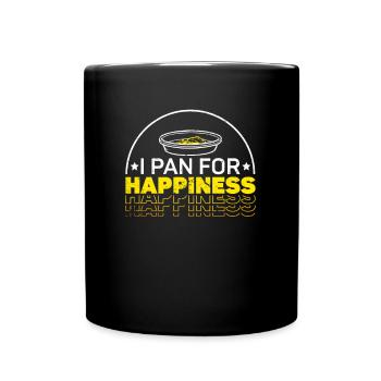 Je cherche le bonheur - orpaillage, prospection d’or - Mug uni - noir - Devant