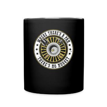 Or orpaillage Prospection d’or Drôle de dicton - Mug uni - noir - Devant