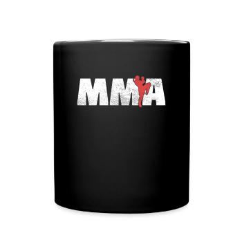 Kampfsport - Tasse einfarbig - Schwarz - Vorne