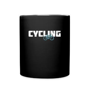 Bicyclette - Mug uni - noir - Devant