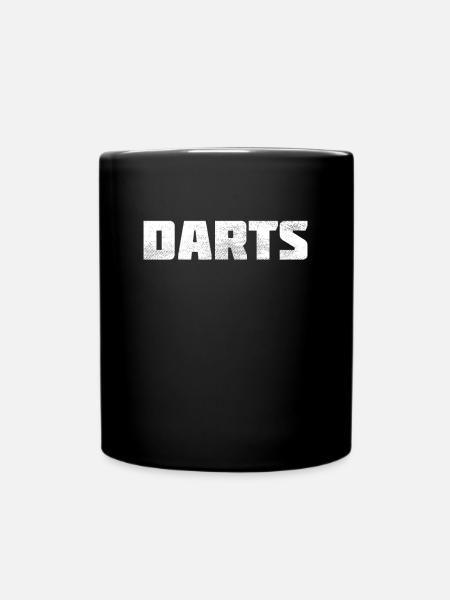 Darts - Tasse einfarbig - Schwarz
