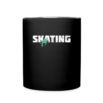 Skating - Full Colour Mug - black - Front