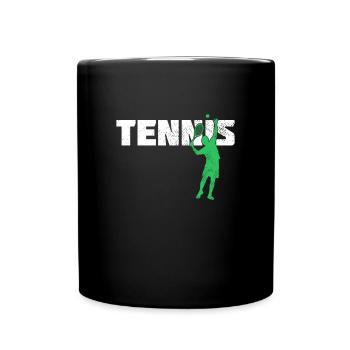 Tennis - Mug uni - noir - Devant
