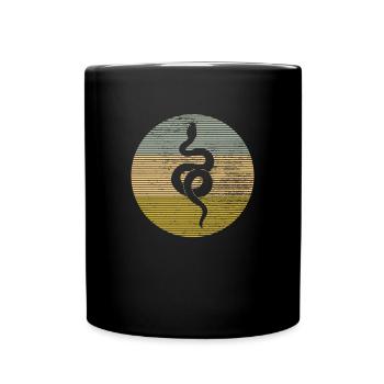 Snake - Full Colour Mug - black - Front