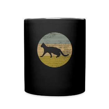 Chat - Mug uni - noir - Devant