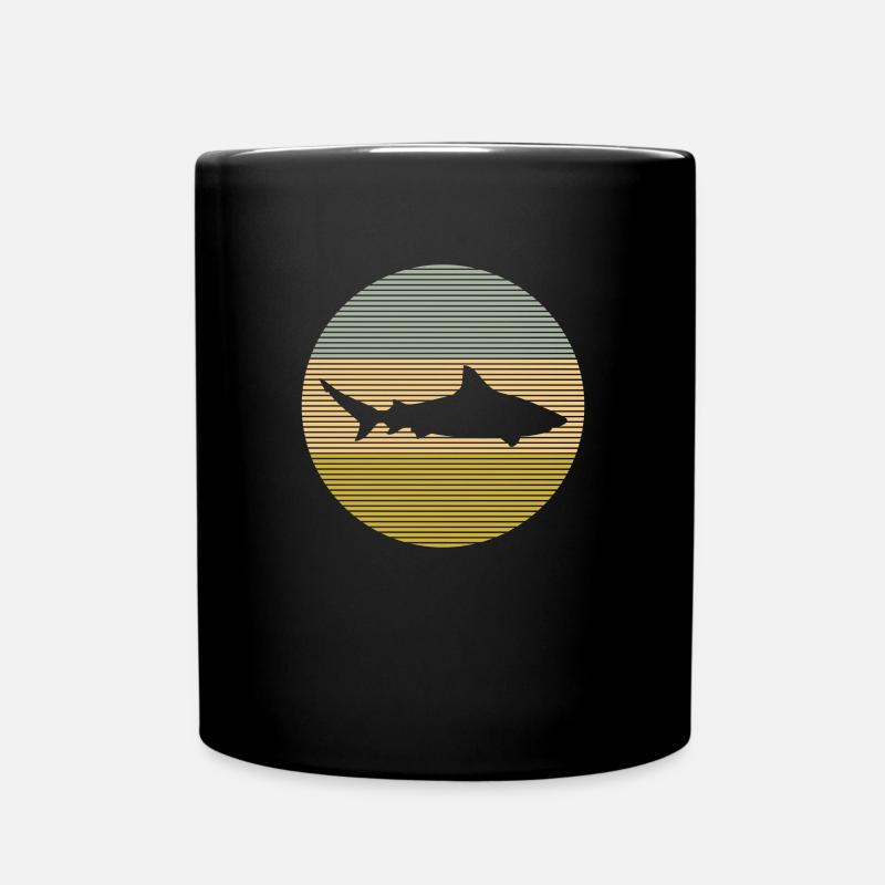 Hai - Tasse einfarbig - Schwarz