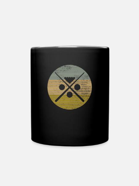 Billiard - Tasse einfarbig - Schwarz