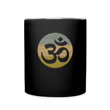 Meditation - Tasse einfarbig - Schwarz - Vorne