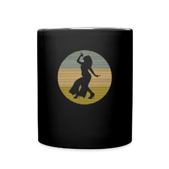 Singen - Tasse einfarbig - Schwarz - Vorne