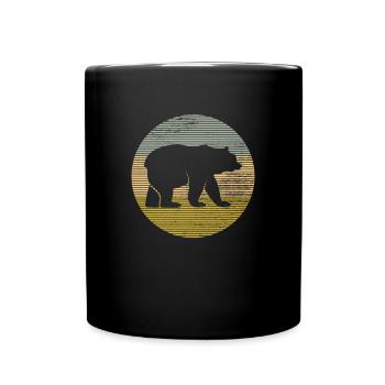 Bear - Full Colour Mug - black - Front