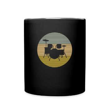 Percussion - Mug uni - noir - Devant