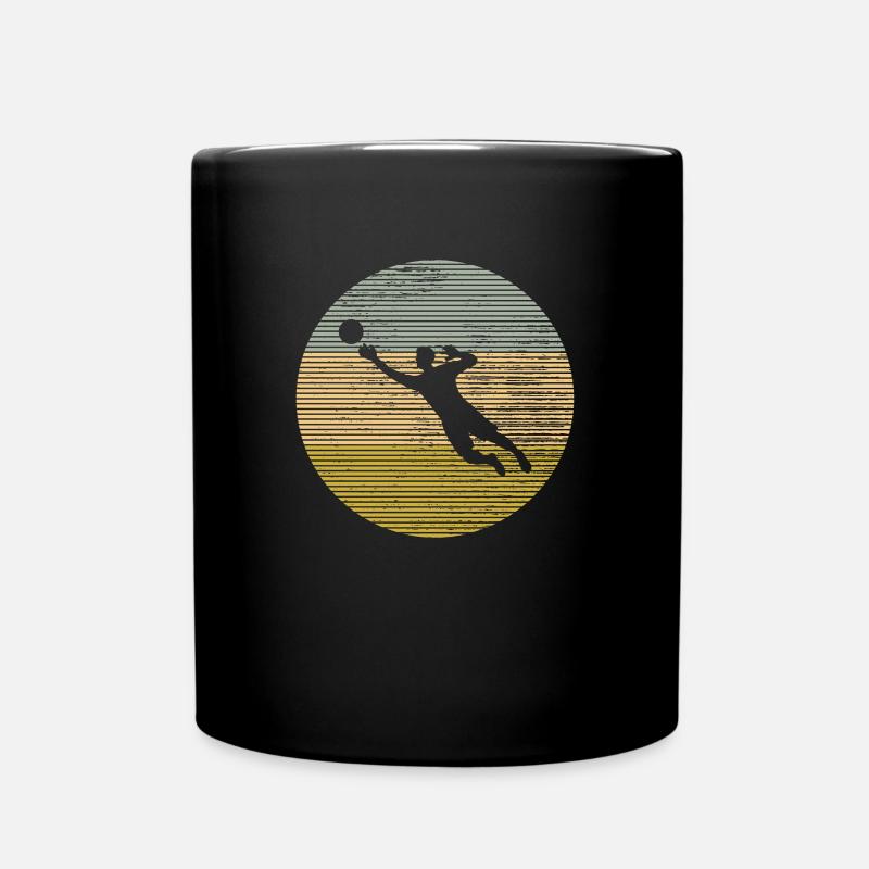 Torwart - Tasse einfarbig - Schwarz