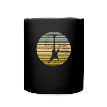 Rock - Tasse einfarbig - Schwarz - Vorne