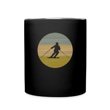 Ski - Mug uni - noir - Devant
