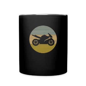 Motorcycle - Full Colour Mug - black - Front
