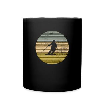 Ski - Mug uni - noir - Devant