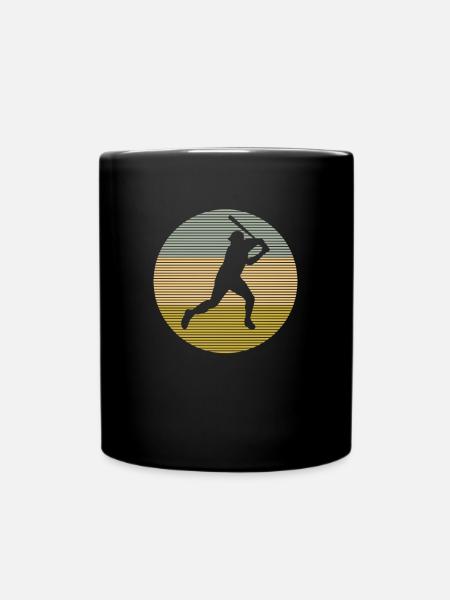 Baseball - Tasse einfarbig - Schwarz