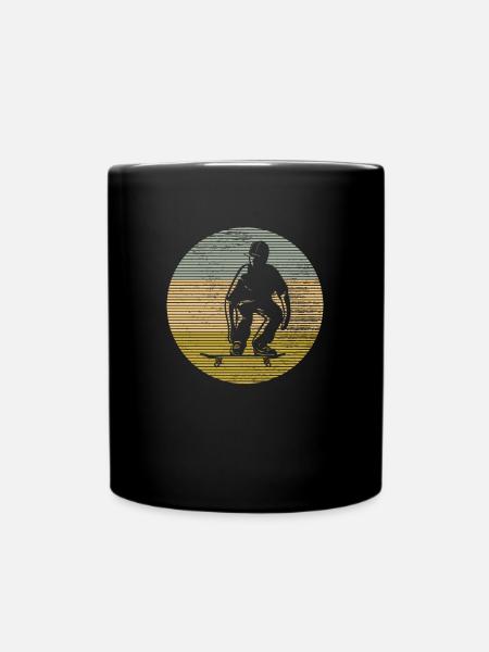 Skating - Tasse einfarbig - Schwarz