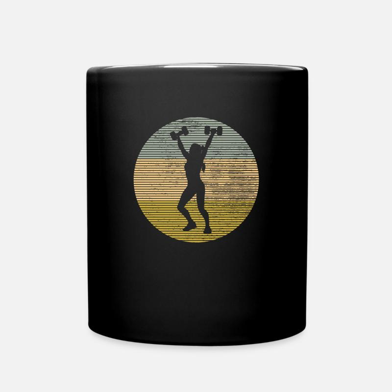 Fitness - Tasse einfarbig - Schwarz