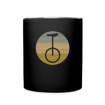 Unicycle - Full Colour Mug - black - Front
