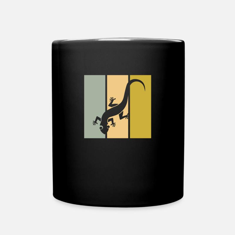 Eidechse - Tasse einfarbig - Schwarz