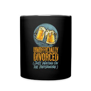 Happy Divorce Party officieusement - Mug uni - noir - Devant