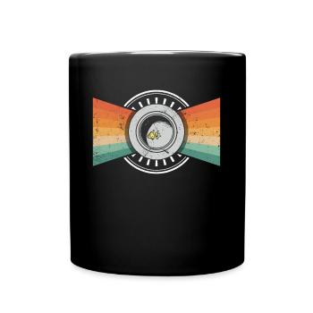 Goldwaschen Retro - Goldwaschen Bergbau - Tasse einfarbig - Schwarz - Vorne