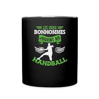 Cadeau Joueur De Handball Hommes Handballeur - Mug uni - noir - Devant