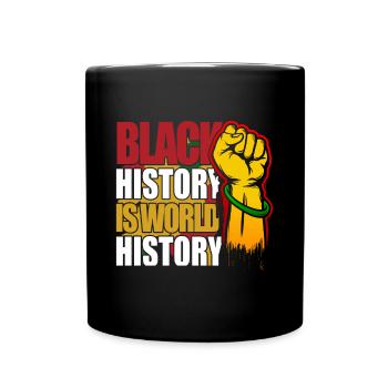 Black History Month Black History - Tasse einfarbig - Schwarz - Vorne