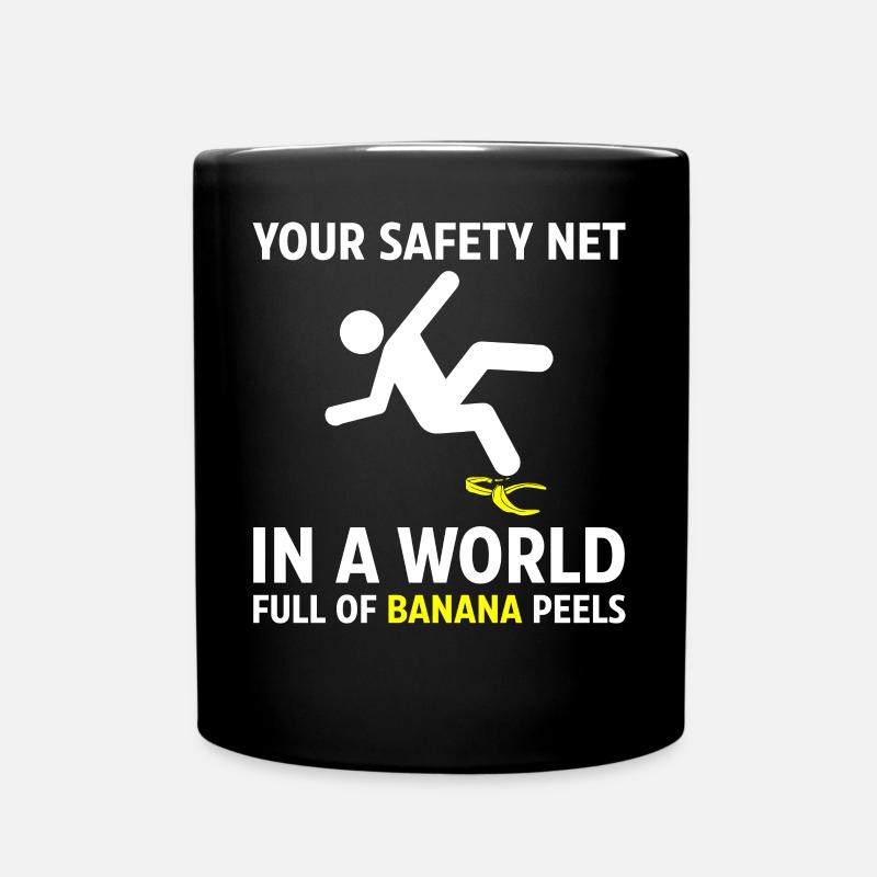 Funny insurance broker - Full Colour Mug - black