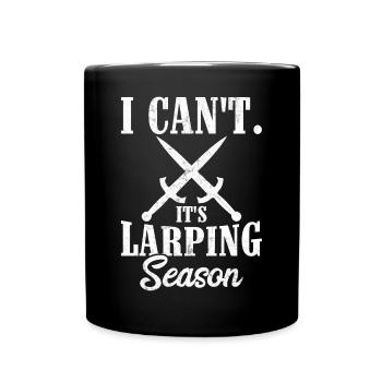 Lustiges Larp Live-Action-Rollenspiel - Tasse einfarbig - Schwarz - Vorne