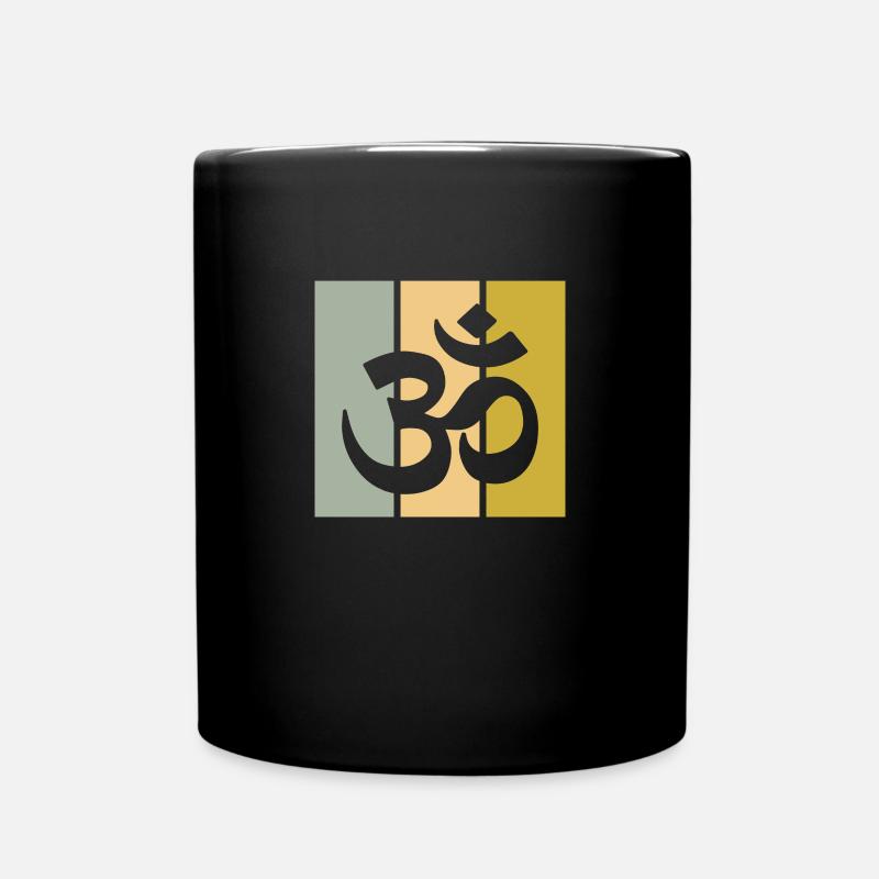 Meditation - Tasse einfarbig - Schwarz