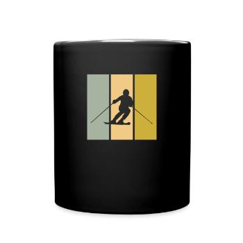 Ski - Mug uni - noir - Devant