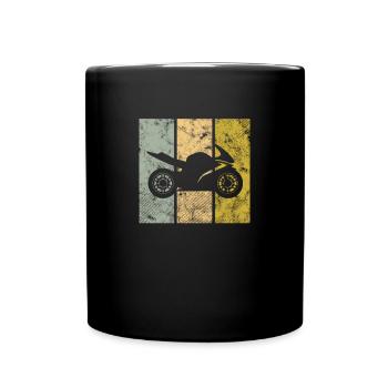 Motorcycle - Full Colour Mug - black - Front