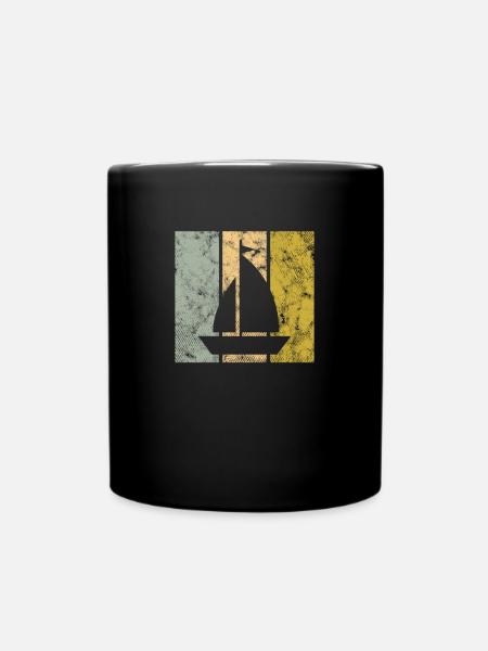 Sailing - Tasse einfarbig - Schwarz