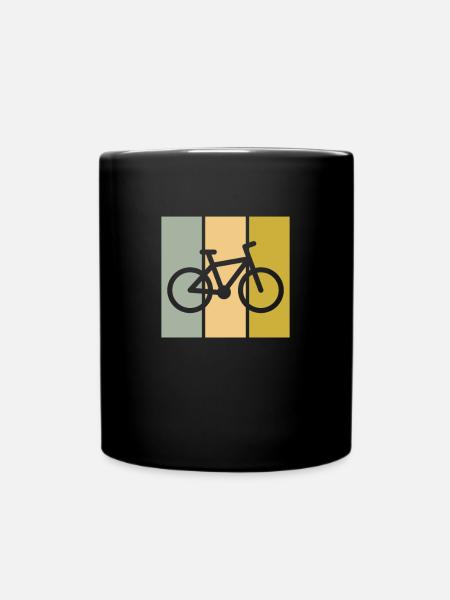 Fahrrad - Tasse einfarbig - Schwarz