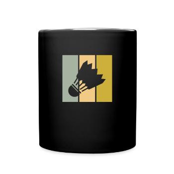 Badminton - Full Colour Mug - black - Front