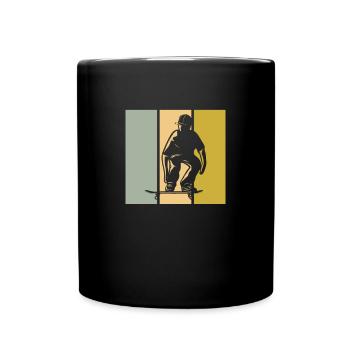 Skating - Full Colour Mug - black - Front