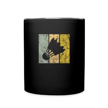 Badminton - Full Colour Mug - black - Front