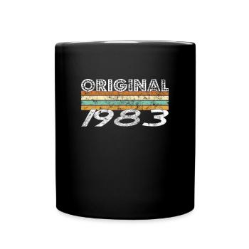 Original 1983 - Tasse einfarbig - Schwarz - Vorne