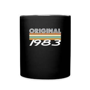 Original 1983 - Tasse einfarbig - Schwarz - Vorne