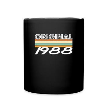Original 1988 - Tasse einfarbig - Schwarz - Vorne