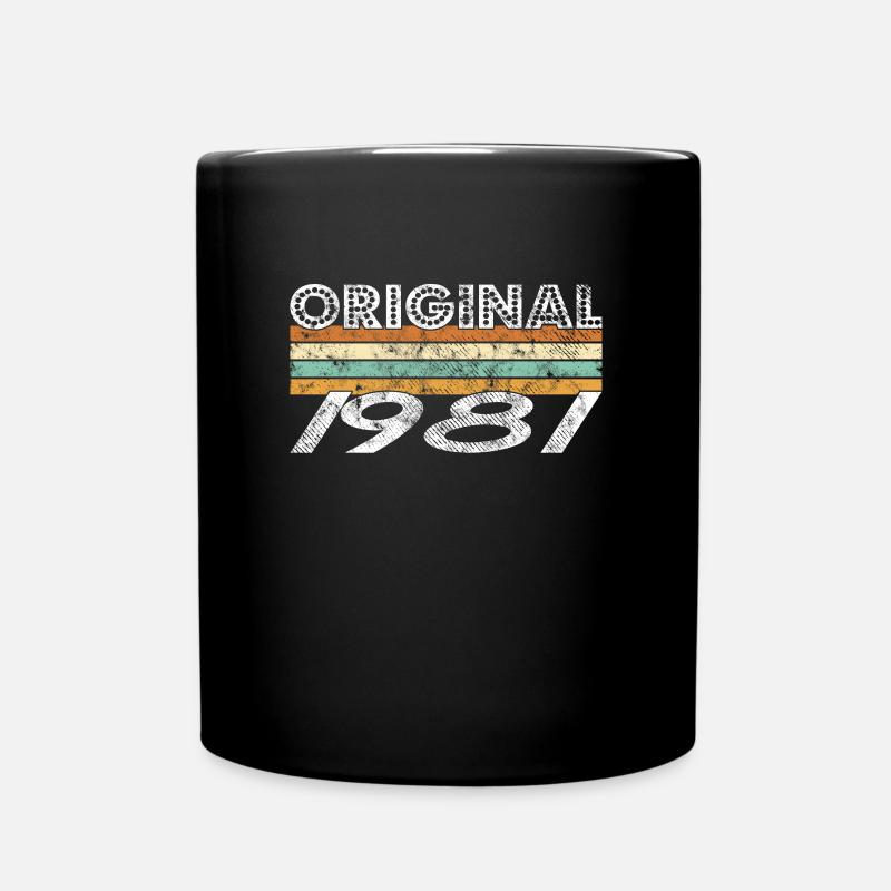 Original 1981 - Tasse einfarbig - Schwarz