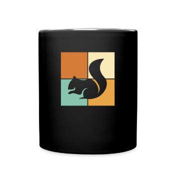 Écureuil - Mug uni - noir - Devant